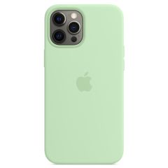 Apple Silikon-Case MagSafe iPhone 12 Pro Max - Pistachio