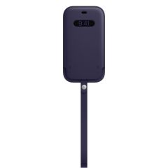 Apple Ledersleeve MagSafe für das iPhone 12 (Pro) - Deep Violet