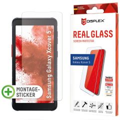 Displex Bildschirmschutzfolie Real Glass für das Samsung Galaxy Xcover 5