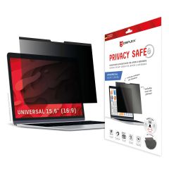 Displex Privacy Safe magnetische Bildschirmschutz für universelle Laptops mit 15,6 Zoll (16:9) Bildschirm