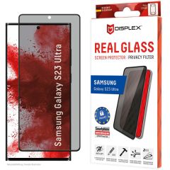 Displex Displayschutz aus gehärtetem Glas Privacy für das Samsung Galaxy S23 Ultra