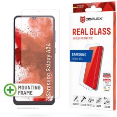 Displex Bildschirmschutzfolie Real Glass für das Samsung Galaxy A34 (5G)