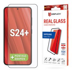 Displex Bildschirmschutzfolie Real Glass Full Cover für das Samsung Galaxy S24 Plus