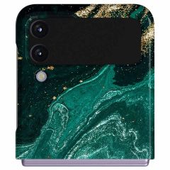 Burga Tough Back Cover für das Samsung Galaxy Z Flip 4 - Emerald Pool