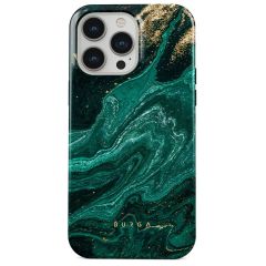 Burga ﻿Tough Back Cover MagSafe für das iPhone 15 Pro - Emerald Pool