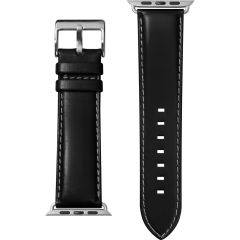 Laut Oxford Leather für das Apple Watch Series 1-8 / SE / Ultra - 42/44/45/49 mm - Schwarz