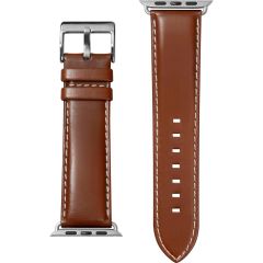 Laut Oxford Leather für das Apple Watch Series 1-8 / SE / Ultra - 42/44/45/49 mm -Tobacco