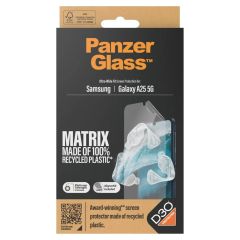PanzerGlass ﻿Ultra Wide Fit Recycelter Antibakterieller Screen Protector Matrix inkl. Applikator für das Samsung Galaxy A25