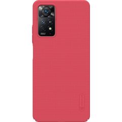 Nillkin Super Frosted Shield Case für das Xiaomi Redmi Note 11(S) - Rot
