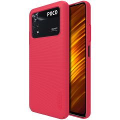 Nillkin Super Frosted Shield Case für das Xiaomi Poco M4 Pro 5G - Rot