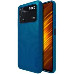 Nillkin Super Frosted Shield Case für das Xiaomi Poco M4 Pro 5G - Blau