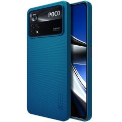 Nillkin Super Frosted Shield Case für das Xiaomi Poco X4 Pro 5G - Blau