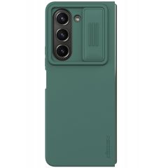 Nillkin CamShield Silky Silikon Case für das Samsung Galaxy Z Fold 5 - Grün