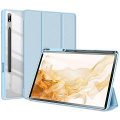 Dux Ducis Toby Klapphülle für das Samsung Galaxy Tab S8 Plus / S7 Plus / S7 FE - Blau