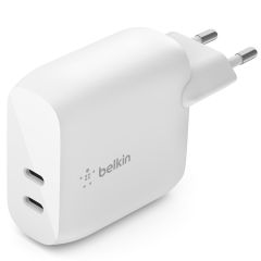 Belkin ﻿ Boost↑Charge™ Dual USB-C (20 W) Wall Charger – 40 W – Weiß