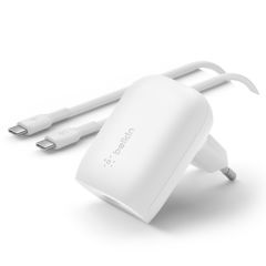 Belkin ﻿Boost↑Charge™ Adapter + USB-C-zu-USB-C-Kabel - 1 Meter - 30 W - Weiß