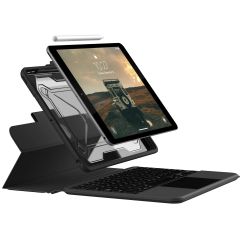UAG Rugged Bluetooth-Tastatur mit Trackpad iPad 10.2 (2019 / 2020 / 2021) - Schwarz