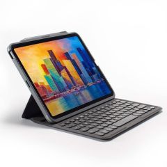 ZAGG Pro Keys Keyboard Klapphülle für das iPad Pro 12.9 (2018 / 2020 / 2021) - Charcoal