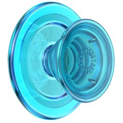 PopSockets PopGrip MagSafe Round - Translucent Electric Blue