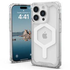 UAG Plyo Backcover MagSafe für das iPhone 15 Pro - Ice / Weiß