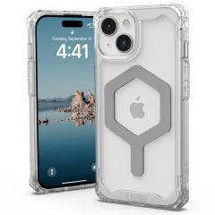 UAG Plyo Backcover MagSafe für das iPhone 15 - Ice / Silber