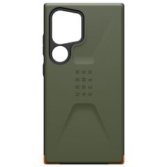 UAG Civilian Backcover für das Samsung Galaxy S24 Ultra - Olive Drab