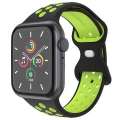 iMoshion Sportarmband⁺ für die Apple Watch Series 1-9 / SE - 38/40/41 mm - Große S/M - Black Volt