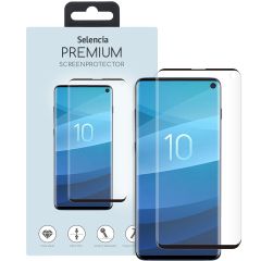 Selencia Premium Screen Protector aus gehärtetem Glas für das Samsung Galaxy S10