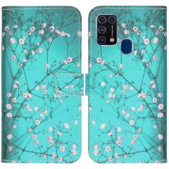 iMoshion Design TPU Booktype Hülle Samsung Galaxy M31- Blossom