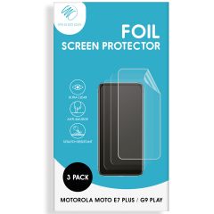 iMoshion Displayschutz Folie 3er-Pack Moto E7 Plus / G9 Play