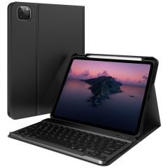 Accezz Keyboard QWERTY Klapphülle iPad Air (2022 - 2020) / Pro 11  (2022 - 2018)