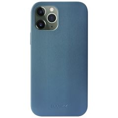 Accezz Leather Backcover mit MagSafe iPhone 12 Pro Max - Dunkelblau
