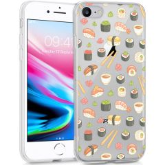 iMoshion Design Hülle für das iPhone SE (2020) / 8 / 7 - Allover Sushi