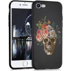 iMoshion Design Hülle für das iPhone SE (2022 / 2020) / 8 / 7 - Flower skull