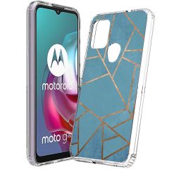 iMoshion Design Hülle für das Motorola Moto G30 / G20 / G10 (Power) - Graphic Blue
