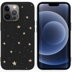 iMoshion Design Hülle für das iPhone 13 Pro - Sterne / Schwarz