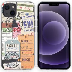 iMoshion Design Hülle für das iPhone 13 - Post travel