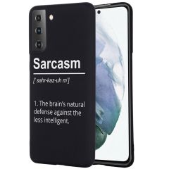 iMoshion Design Hülle für das Samsung Galaxy S21 FE - Sarcasm