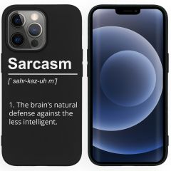 iMoshion Design Hülle für das iPhone 13 Pro - Sarcasm