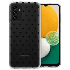 iMoshion Design Hülle für das Samsung Galaxy A13 (5G) / A04s - Hearts All Over Black
