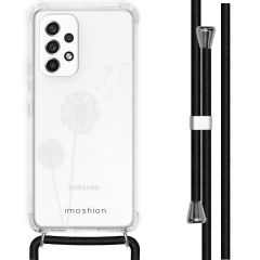 iMoshion Design Hülle mit Band für das Samsung Galaxy A53 - Pusteblume - Weiß