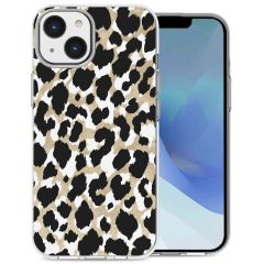 iMoshion Design Hülle für das iPhone 14 - Gold Leopard