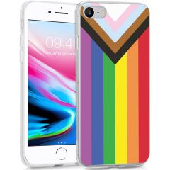 iMoshion Design Hülle für das iPhone SE (2022 / 2020) / 8 / 7 / 6(s) - Rainbow flag