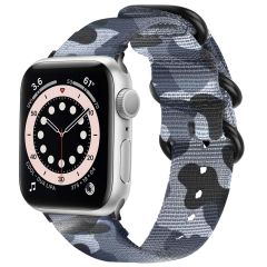 iMoshion Nylonarmband für das Apple Watch Series 1-9 / SE - 38/40/41mm - Tarnfarbe Grau
