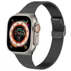 iMoshion Mailändische Faltarmband für das Apple Watch Series 1-8 / SE / Ultra - 42/44/45/49 mm - Schwarz