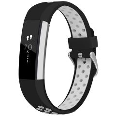 iMoshion Silikonband Sport für das Fitbit Alta (HR) - Schwarz/Weiß