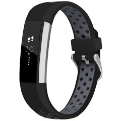 iMoshion Silikonband Sport für das Fitbit Alta (HR) - Schwarz/Grau