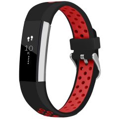 iMoshion Silikonband Sport für das Fitbit Alta (HR) - Schwarz/Rot