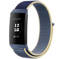 iMoshion Nylonarmband für das Fitbit Charge 3 / 4 - Blau