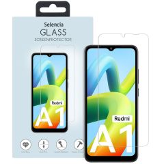 Selencia Displayschutz aus gehärtetem Glas für das Xiaomi Redmi A1 / A2